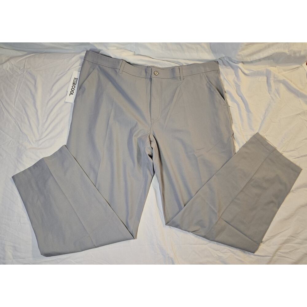 NIP 32 Degrees Men's Cool Classic Stretch Woven Pants Dusty Khaki, Size 42